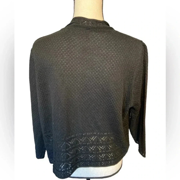 NINALEONARD little black sweater - Picture 4 of 8